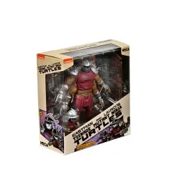 Tortues Ninja (Mirage Comics) figurine Shredder Clone & Mini Shredder (Deluxe) 18 cm | 0634482542903