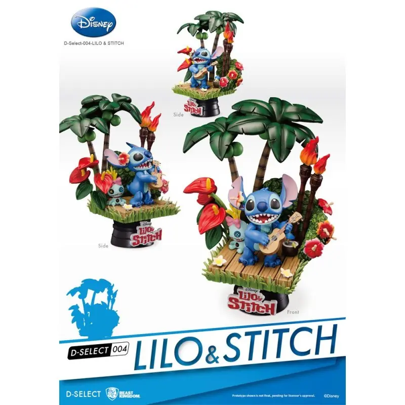 Disney diorama PVC D-Stage Stitch 14 cm | 4711385243338