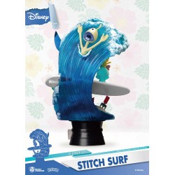 Disney Summer Series diorama PVC D-Stage Stitch Surf 15 cm
