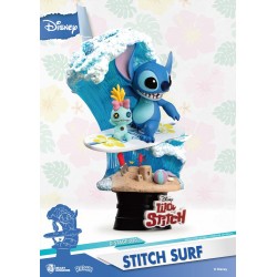 Disney Summer Series diorama PVC D-Stage Stitch Surf 15 cm