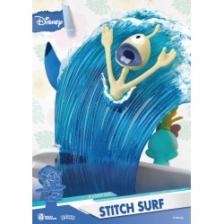 Disney Summer Series diorama PVC D-Stage Stitch Surf 15 cm