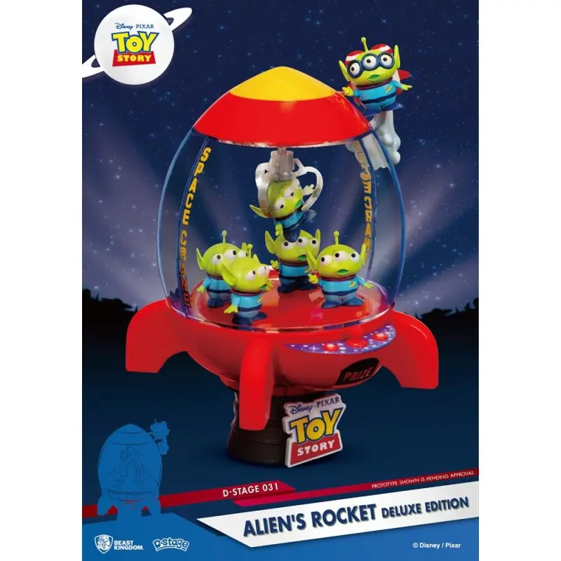 Toy Story diorama PVC D-Stage Alien's Rocket Deluxe Edition 15 cm | 4710495551975