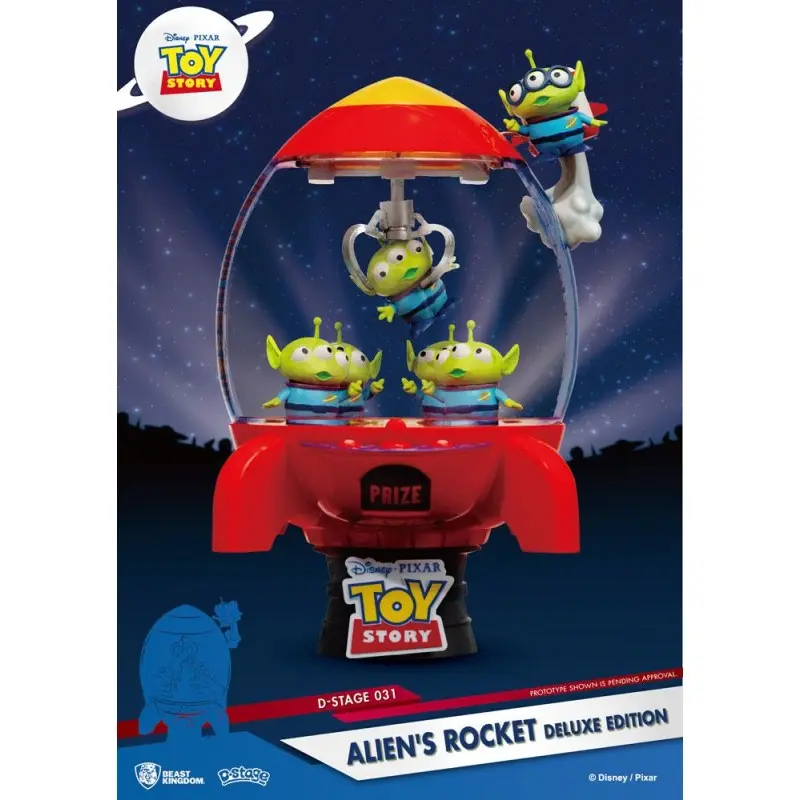 Toy Story diorama PVC D-Stage Alien's Rocket Deluxe Edition 15 cm | 4710495551975