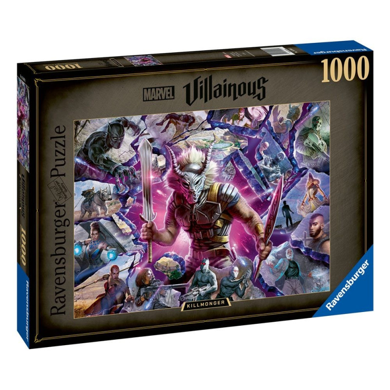 licence : Marvel
produit : Ravensburger Puzzle - Marvel Villainous: Killmonger - (1000 pièces)
éditeur : Ravensburger