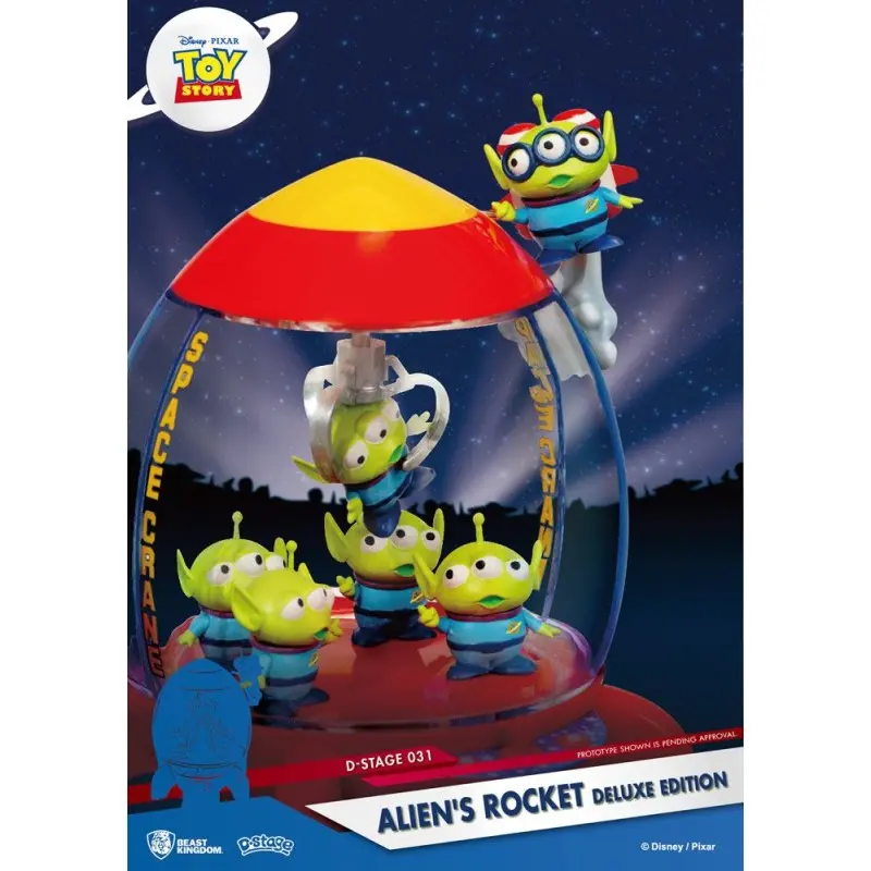 Toy Story diorama PVC D-Stage Alien's Rocket Deluxe Edition 15 cm | 4710495551975