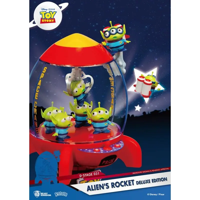 Toy Story diorama PVC D-Stage Alien's Rocket Deluxe Edition 15 cm | 4710495551975