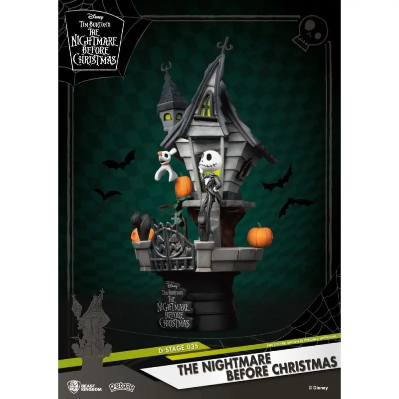 L´étrange Noël de Mr. Jack diorama PVC D-Stage Jack's Haunted House 15 cm | 4711385241334