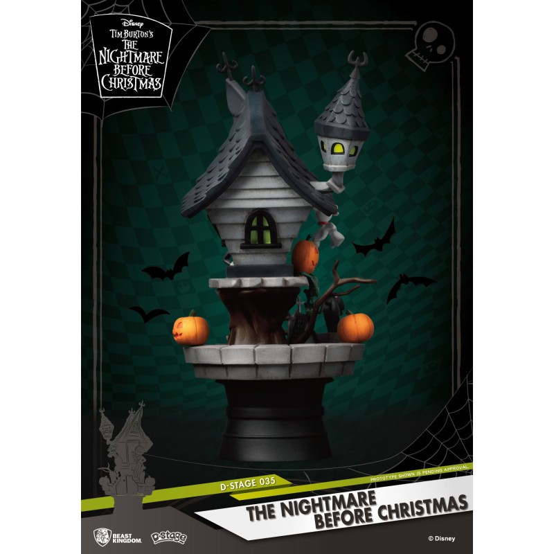 L´étrange Noël de Mr. Jack diorama PVC D-Stage Jack's Haunted House 15 cm
