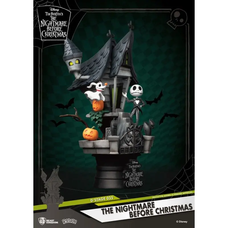 L´étrange Noël de Mr. Jack diorama PVC D-Stage Jack's Haunted House 15 cm | 4711385241334