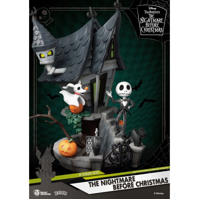 L´étrange Noël de Mr. Jack diorama PVC D-Stage Jack's Haunted House 15 cm