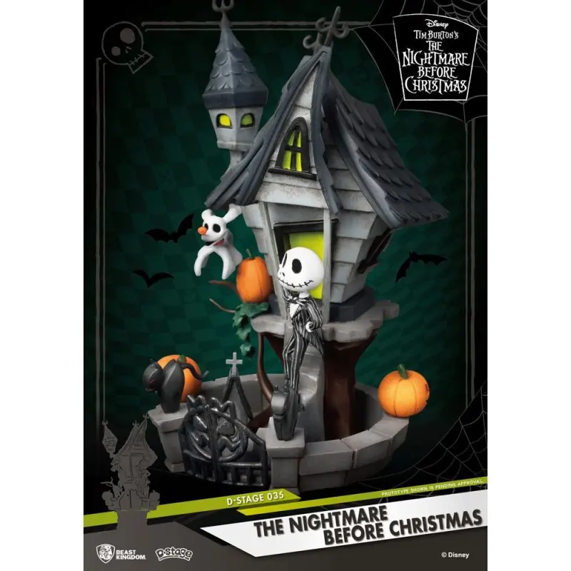 L´étrange Noël de Mr. Jack diorama PVC D-Stage Jack's Haunted House 15 cm | 4711385241334