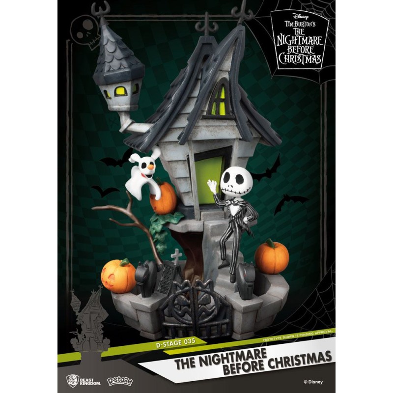 L´étrange Noël de Mr. Jack diorama PVC D-Stage Jack's Haunted House 15 cm