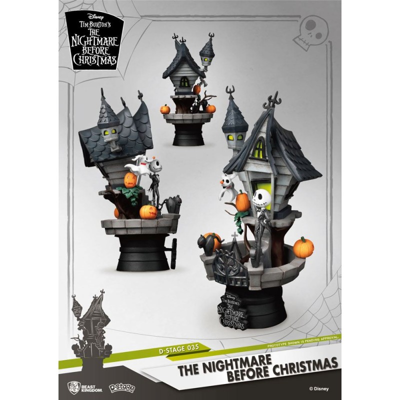 L´étrange Noël de Mr. Jack diorama PVC D-Stage Jack's Haunted House 15 cm