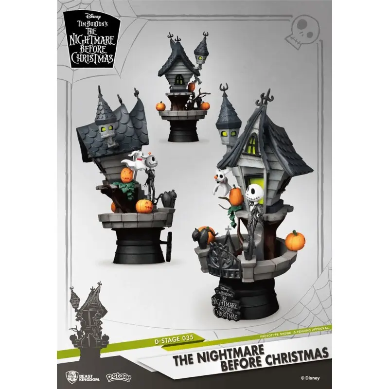 L´étrange Noël de Mr. Jack diorama PVC D-Stage Jack's Haunted House 15 cm | 4711385241334