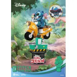 Disney diorama PVC D-Stage Stitch Coin Ride 16 cm | 4711385243345