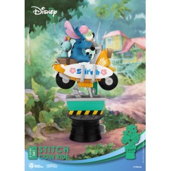 Disney diorama PVC D-Stage Stitch Coin Ride 16 cm