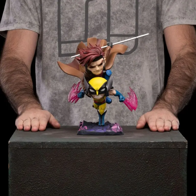 X-Men 97 figurine Mini Co. PVC Gambit and Wolverine 23 cm     | 0618231956494