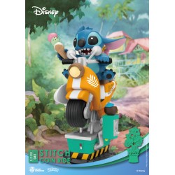 Disney diorama PVC D-Stage Stitch Coin Ride 16 cm