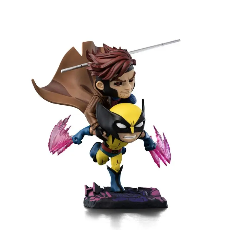 X-Men 97 figurine Mini Co. PVC Gambit and Wolverine 23 cm     | 0618231956494