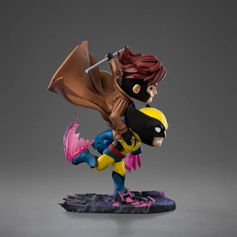 X-Men 97 figurine Mini Co. PVC Gambit and Wolverine 23 cm     | 0618231956494