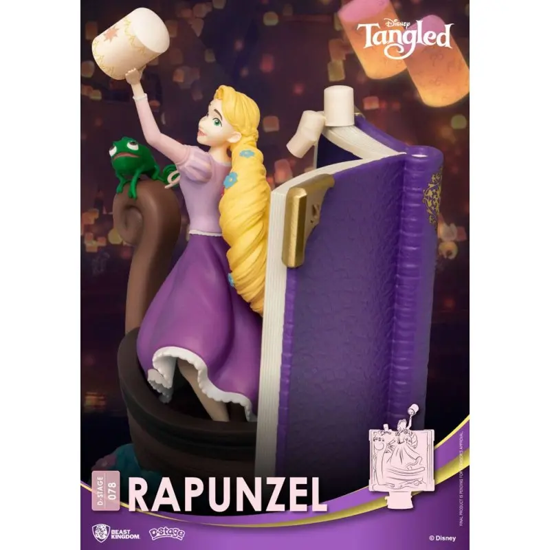 Disney diorama PVC D-Stage Story Book Series Rapunzel 15 cm | 4711061146045