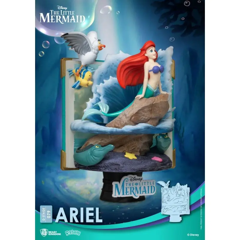 Disney diorama PVC D-Stage Story Book Series Ariel 15 cm | 4711061146052