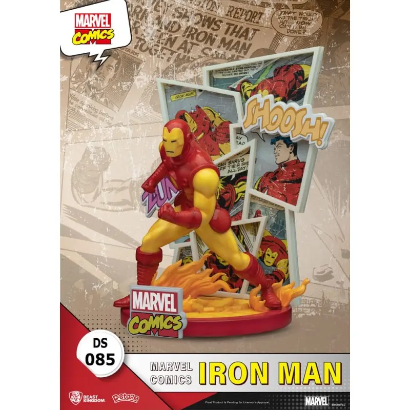 Marvel Comics diorama PVC D-Stage Iron Man 16 cm | 4711385240955