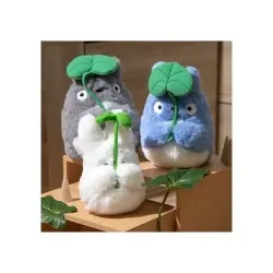 Mon voisin Totoro Nakayoshi Figurine en peluche Big Totoro with leaf 21 cm | 3760372330422