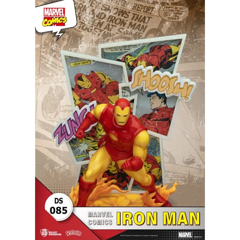 Marvel Comics diorama PVC D-Stage Iron Man 16 cm | 4711385240955