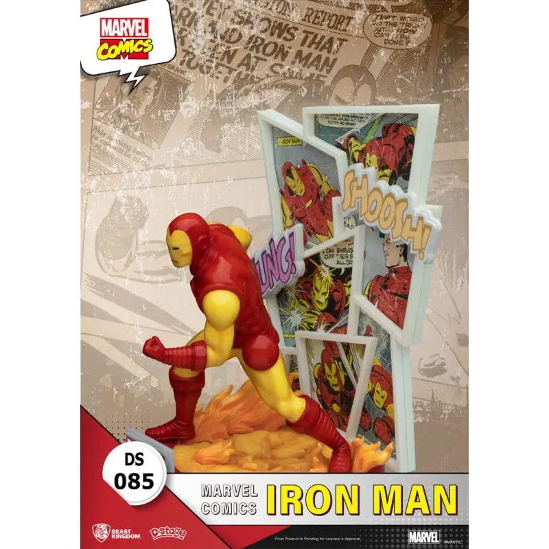 Marvel Comics diorama PVC D-Stage Iron Man 16 cm | 4711385240955