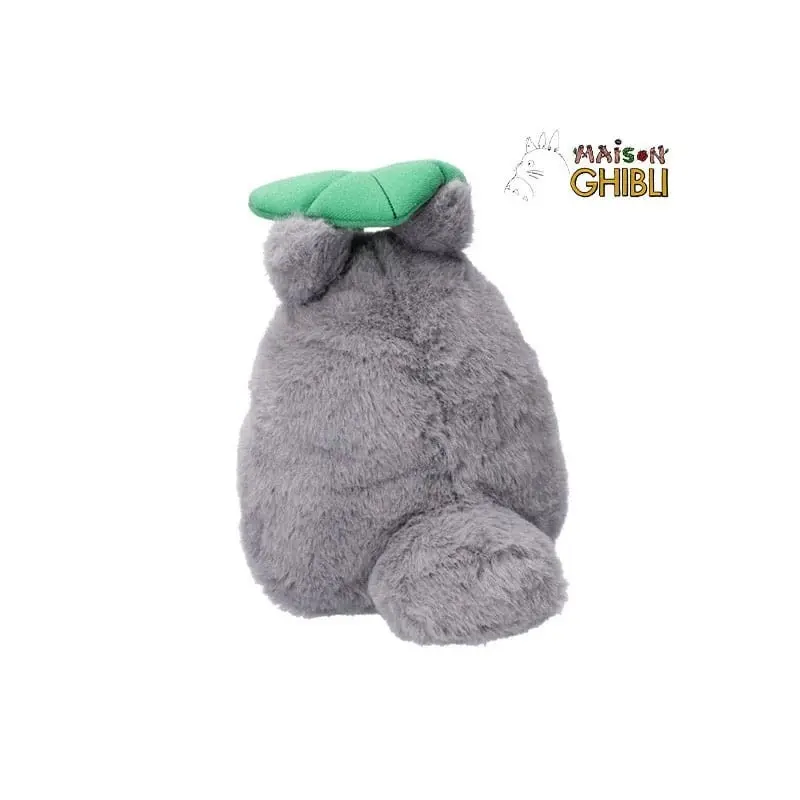 Mon voisin Totoro Nakayoshi Figurine en peluche Big Totoro with leaf 21 cm | 3760372330422