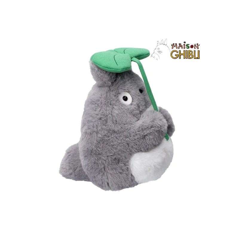Mon voisin Totoro Nakayoshi Figurine en peluche Big Totoro with leaf 21 cm