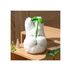 Mon voisin Totoro Nakayoshi Figurine en peluche Small Totoro with leaf 19 cm