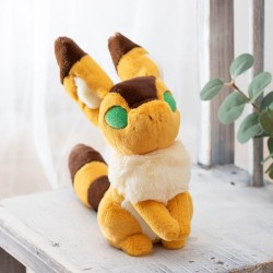 Le Château dans le ciel Otedama Figurine en peluche Fox Squirrel 19 cm