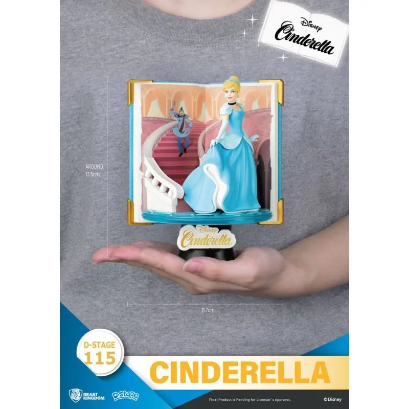 Disney Book Series diorama PVC D-Stage Cinderella 13 cm | 4711203447344