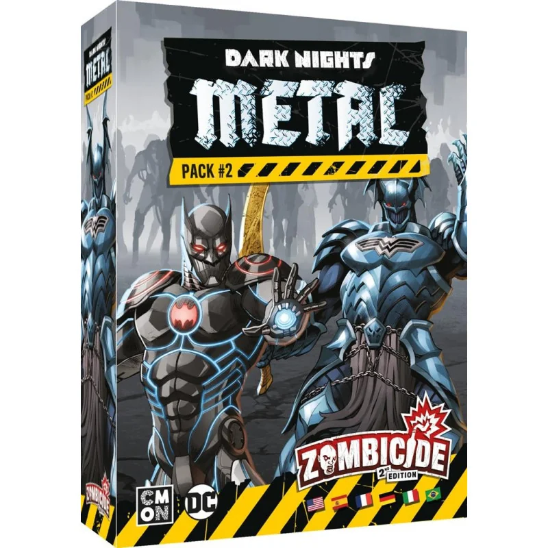 jeu : Zombicide : Dark Night Metal Pack 2 éditeur : CMON / Edge version multilingue
