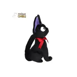 Kiki la petite sorcière Figurine en peluche Jiji Sitting M 32 cm | 3760372330354