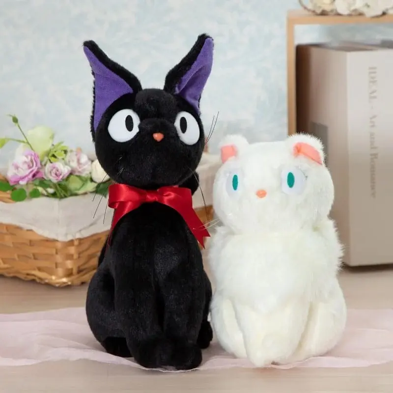 Kiki la petite sorcière Figurine en peluche Jiji Sitting M 32 cm | 3760372330354