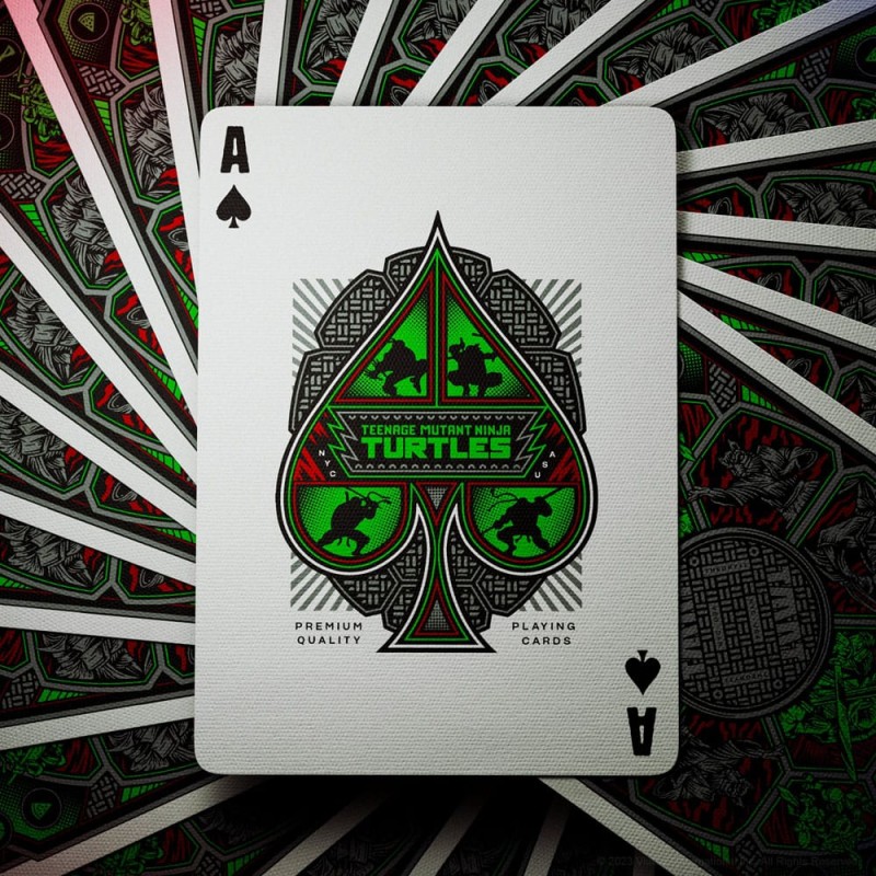Tortues Ninja jeu de cartes à jouer 