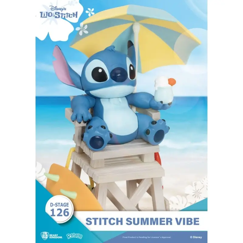 Disney diorama PVC D-Stage Stitch Summer Vibe 16 cm | 4711385245905