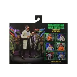 TMNT II: The Secret of the Ooze 2-Pack figurines Lab Coat Professor Perry and Hazmat Suit Professor Perry 18 cm | 0634482543269