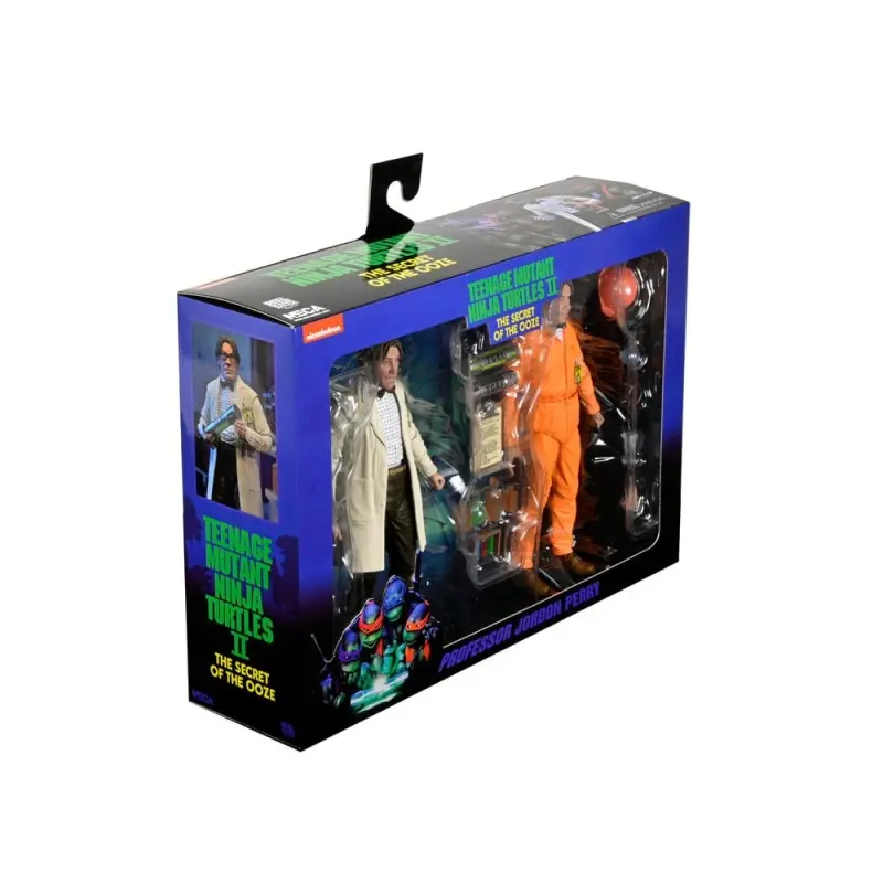 TMNT II: The Secret of the Ooze 2-Pack figurines Lab Coat Professor Perry and Hazmat Suit Professor Perry 18 cm | 0634482543269