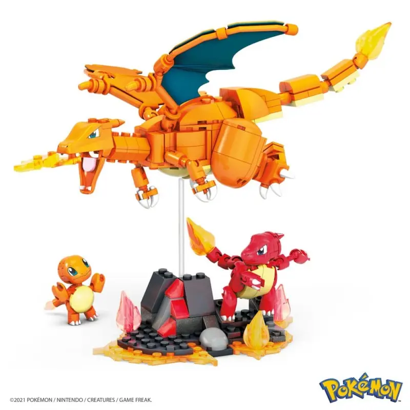 Pokémon jeu de construction Mega Construx Coffret Évolution Salamèche | 0194735039364