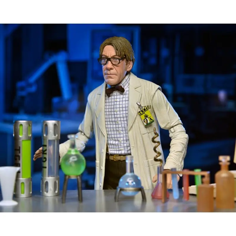 TMNT II: The Secret of the Ooze 2-Pack figurines Lab Coat Professor Perry and Hazmat Suit Professor Perry 18 cm | 0634482543269
