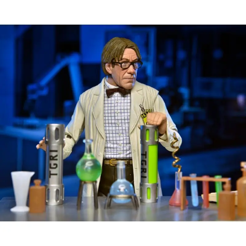 TMNT II: The Secret of the Ooze 2-Pack figurines Lab Coat Professor Perry and Hazmat Suit Professor Perry 18 cm | 0634482543269
