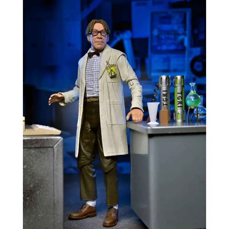 TMNT II: The Secret of the Ooze 2-Pack figurines Lab Coat Professor Perry and Hazmat Suit Professor Perry 18 cm | 0634482543269