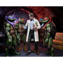 TMNT II: The Secret of the Ooze 2-Pack figurines Lab Coat Professor Perry and Hazmat Suit Professor Perry 18 cm | 0634482543269