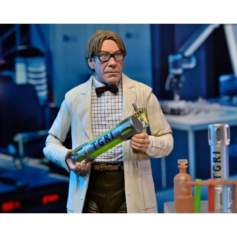 TMNT II: The Secret of the Ooze 2-Pack figurines Lab Coat Professor Perry and Hazmat Suit Professor Perry 18 cm | 0634482543269