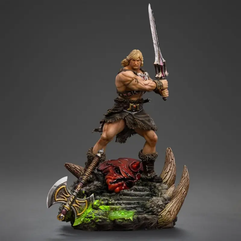 Masters of the Universe statuette 1/10 Deluxe Art Scale He-Man Unleashed 34 cm       | 0618231956692