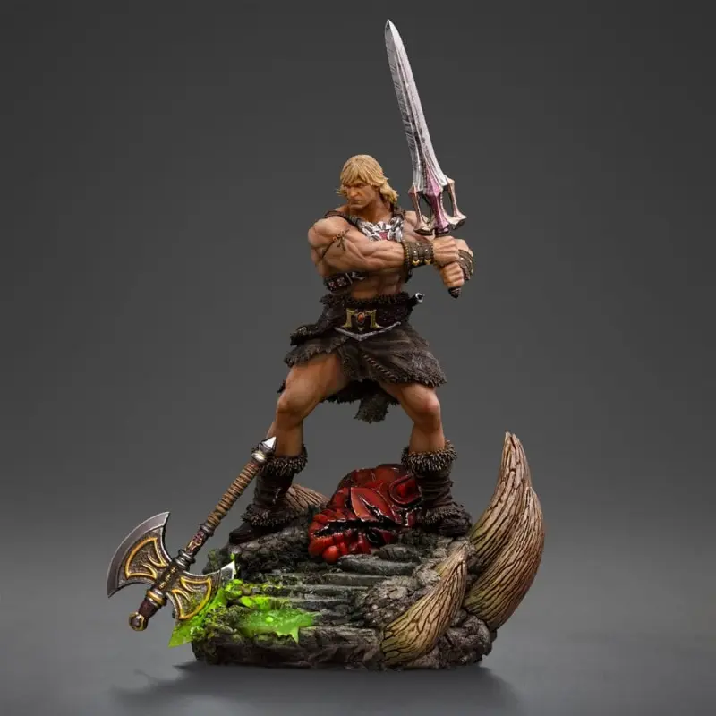 Masters of the Universe statuette 1/10 Deluxe Art Scale He-Man Unleashed 34 cm       | 0618231956692